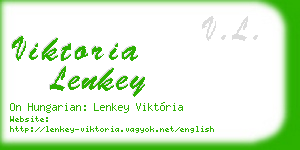 viktoria lenkey business card